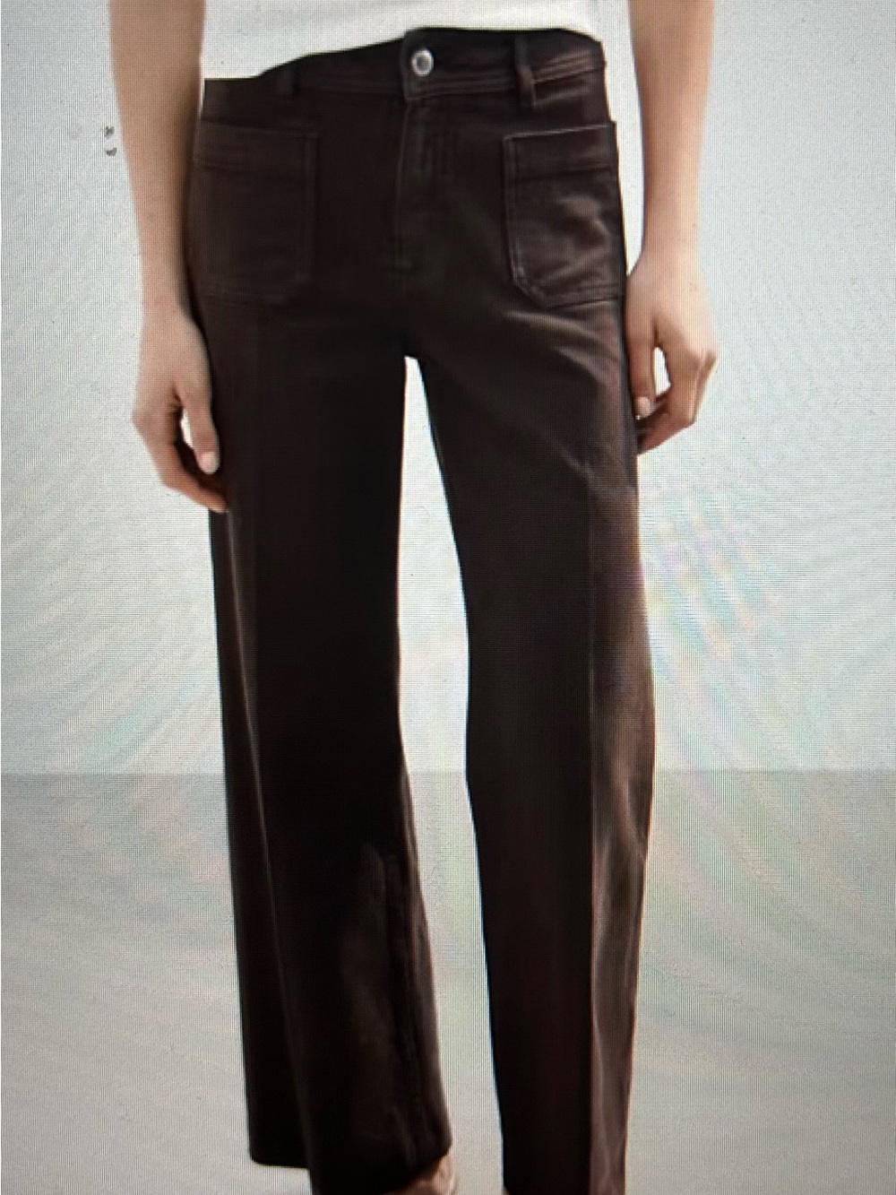 Mango Wide Leg Jeans with Pockets